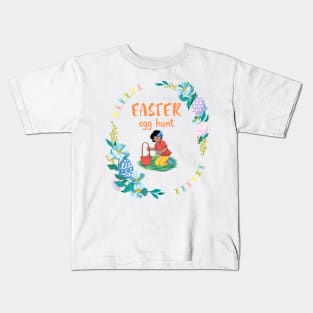 Happy Egg Hunt! Kids T-Shirt